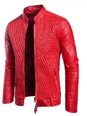 Mens Red Leather Jackets - TV Jackets