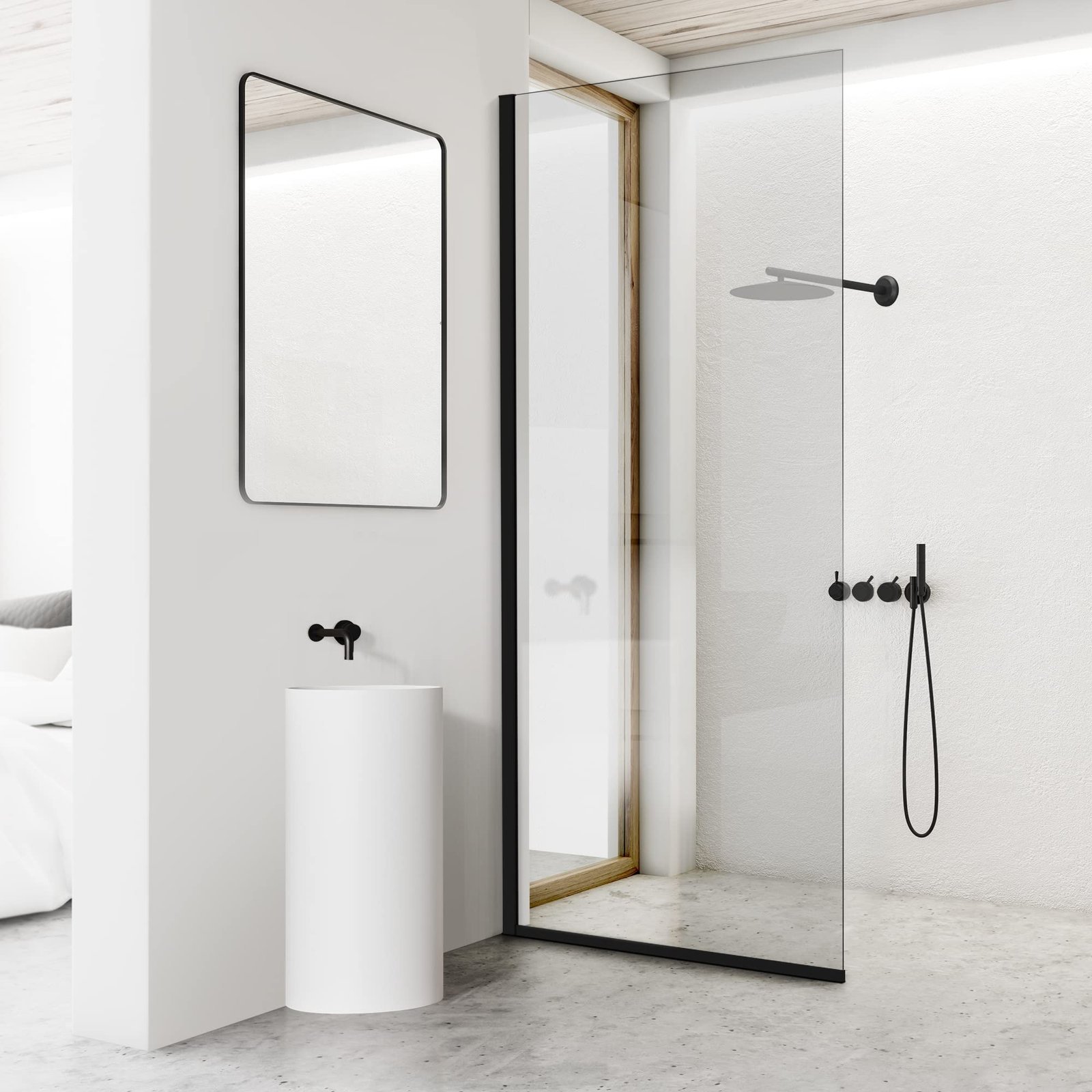 Create a fresh bathroom look with a frameless shower screen and door in Sydney