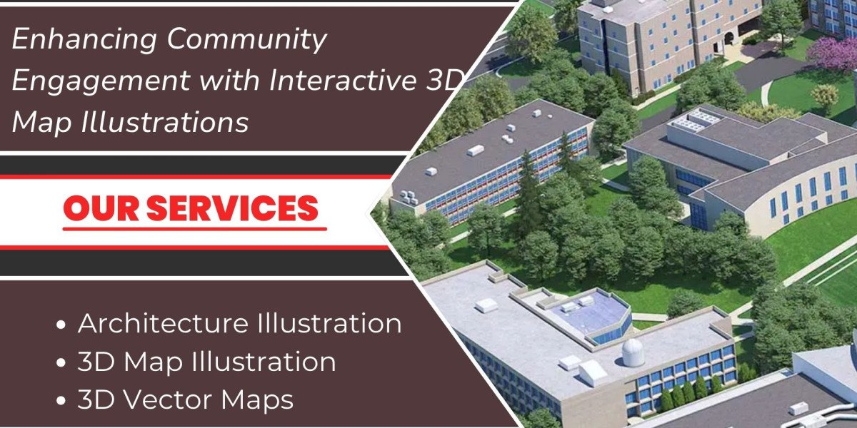 Enhancing Community Engagement with Interactive 3D Map Illustrations